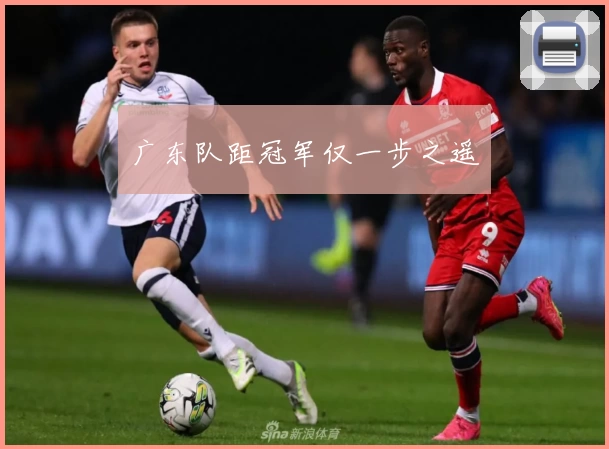 广东队距冠军仅一步之遥